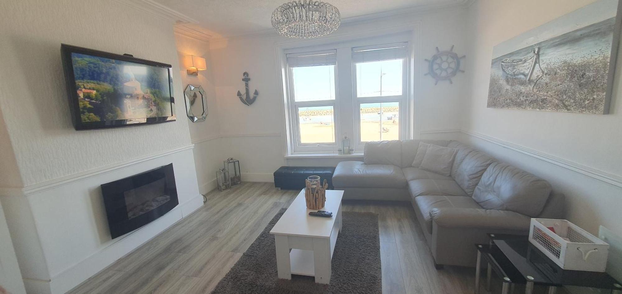 3 Harbour Views Appartement Rhôs-on-Sea Buitenkant foto